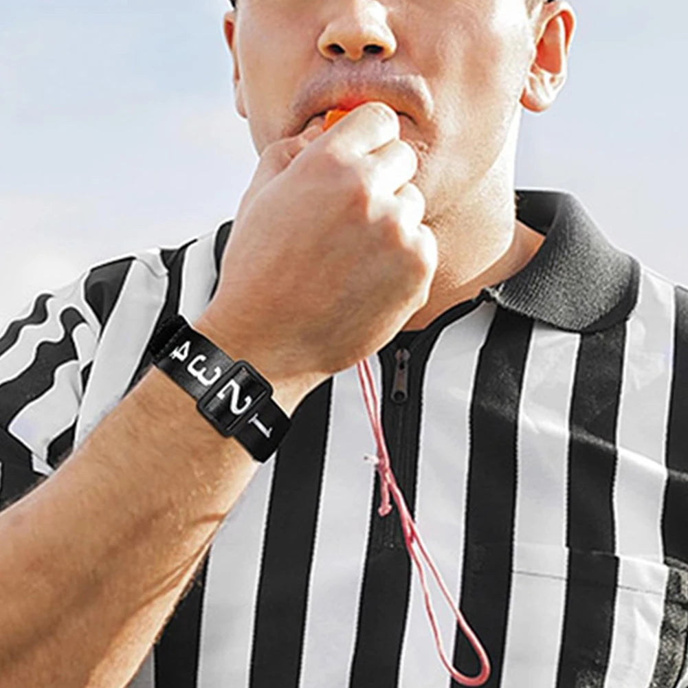 Football Referee Gear Football Referee Marking Equipment Football Numbered Wrist Down Indicator Sports Match Scoring Supplies