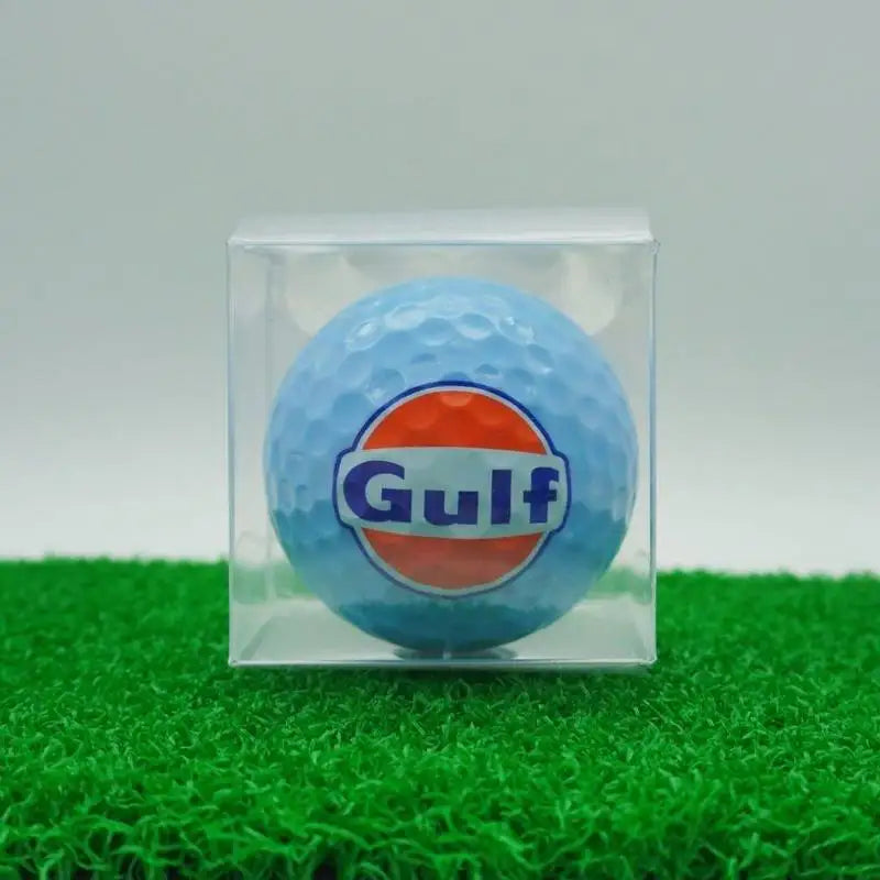 Gulf Oil Gulf Golf Elastic Sports Colorful Surrounding Practice Golf Gifts Colorful Balls Double Layer