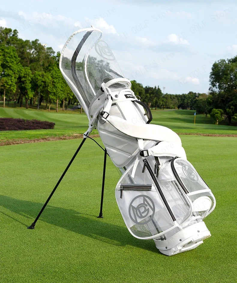PGM Golf Bag Women High Quality Waterproof  Portable Club Pack Lightweight Bright Transparent Put All Sets Clubs QB131