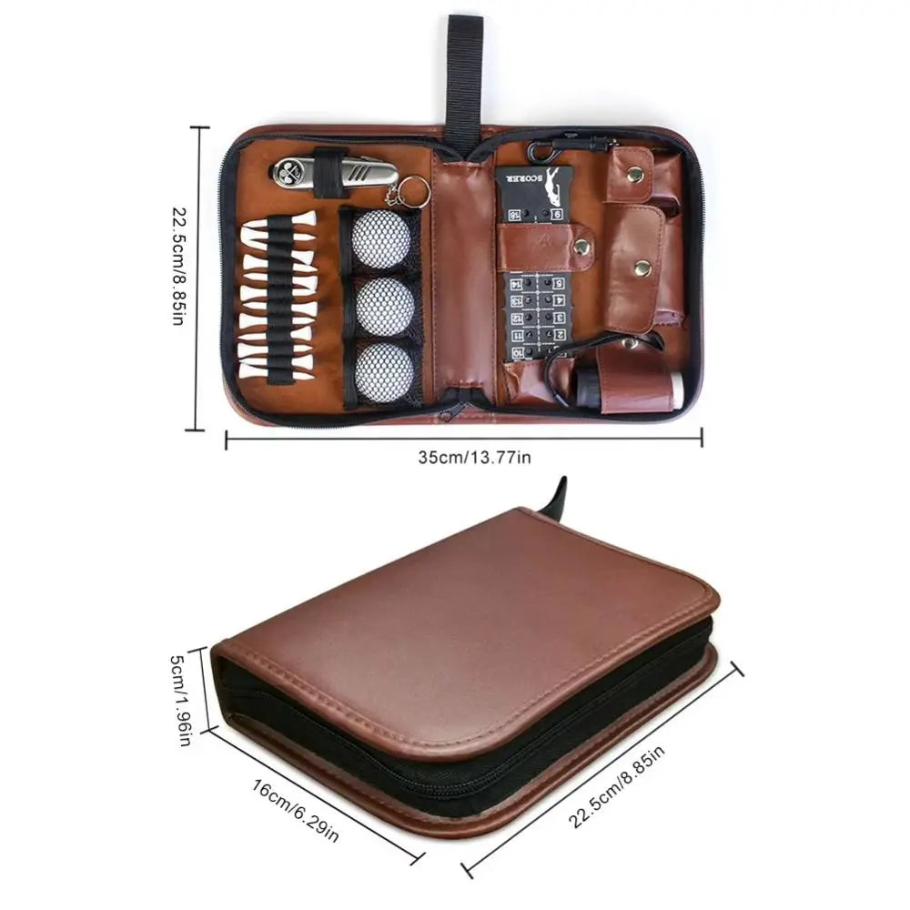 Large Capacity Golf Tool Storage Bag Waterproof Multifunctional Golf Accessories Case Portable Golf Tool Organizer