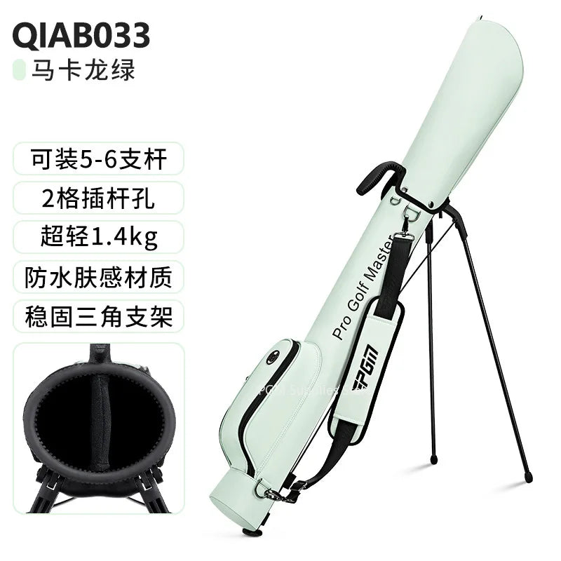 PGM Women Golf Bags Ultra Lightweight Portable Waterproof Rack Bag Women's Stand Ball Bag Waterproof Golf Supplies Club Bag