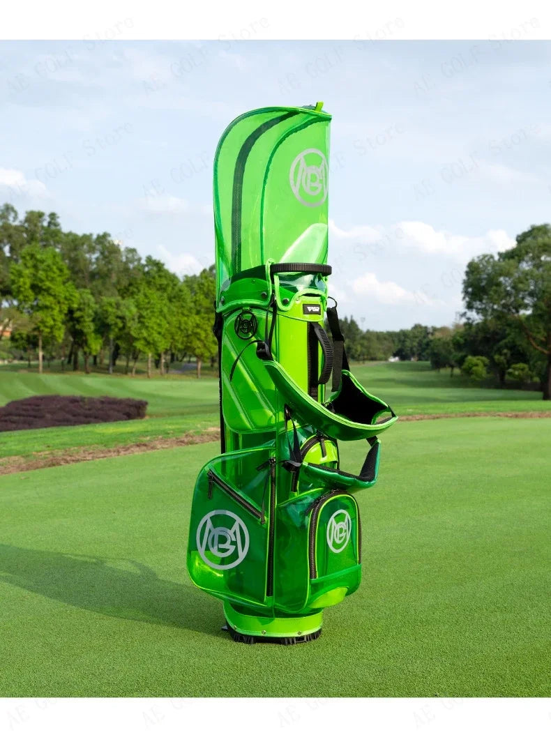 PGM Golf Bag Women High Quality Waterproof  Portable Club Pack Lightweight Bright Transparent Put All Sets Clubs QB131