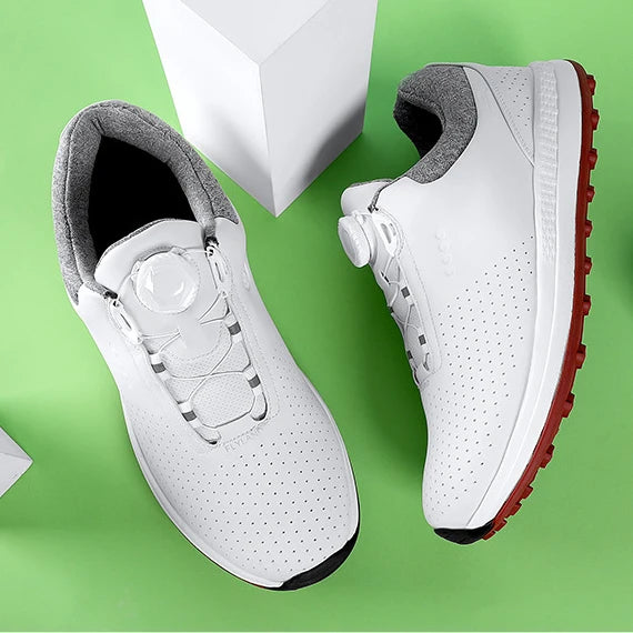 Golf Shoes Rotating Buckle Casual Shoes Breathable Mesh Sports Shoes High-quality Sneakers Brand Solid Color Thick Sole