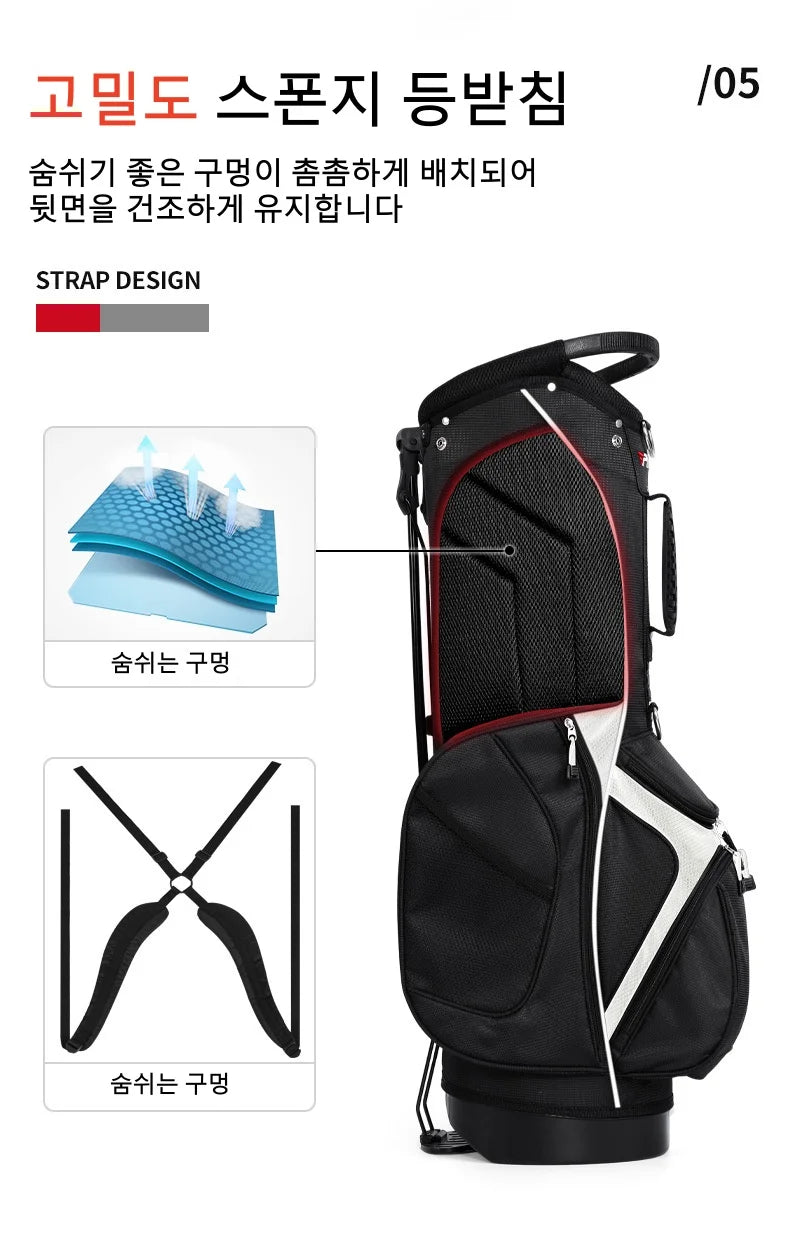PGM Golf Bag Men Women 14 Pin Lightweight Shoulder Stand Bags QB146
