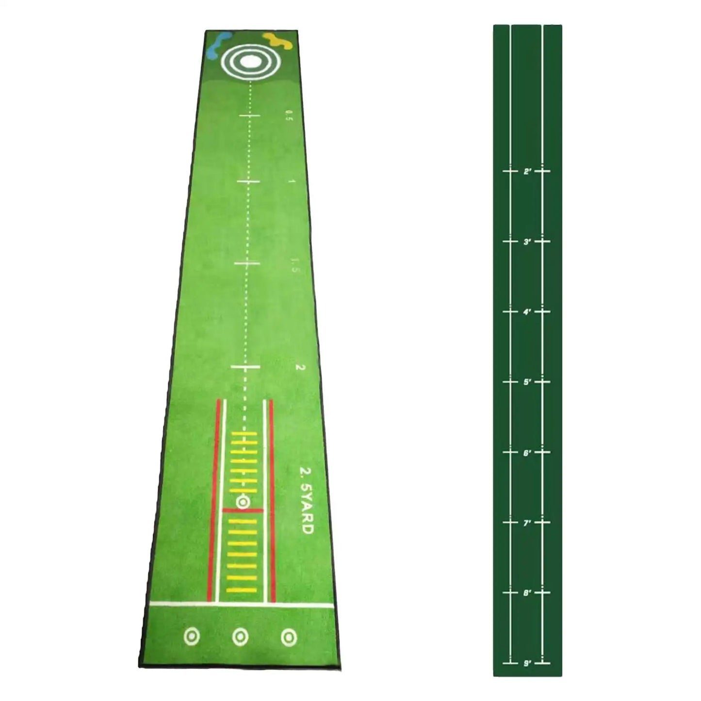 Golf Putting Mat Foldable Golf Training Putting Practice Detection Golf Accessories for Men Improve Golf Skills Golfer Home