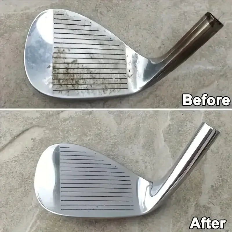 Golf Club Cleaning Kit with Polishing Paste - Includes Sponge, Restores Shine & Protects Against Tarnish, Ideal for All Golfers