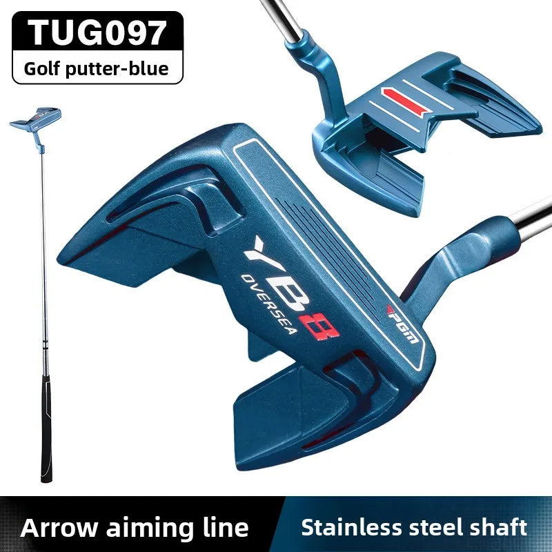 PGM Men's golf clubs , stable low center of gravity, and high forgiveness Golf single putter with arrow aiming line TUG097