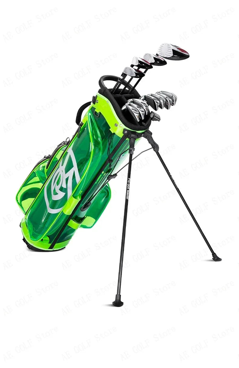 PGM Golf Bag Women High Quality Waterproof  Portable Club Pack Lightweight Bright Transparent Put All Sets Clubs QB131