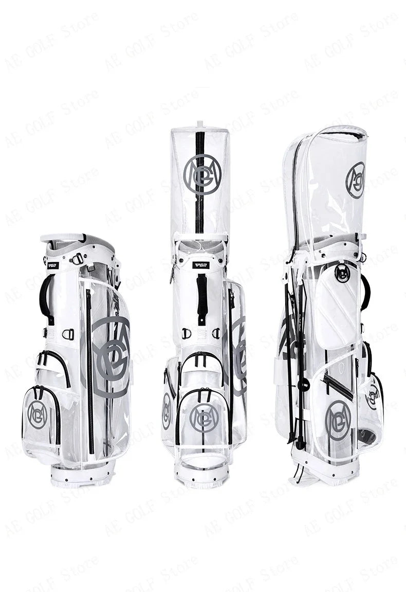 PGM Golf Bag Women High Quality Waterproof  Portable Club Pack Lightweight Bright Transparent Put All Sets Clubs QB131