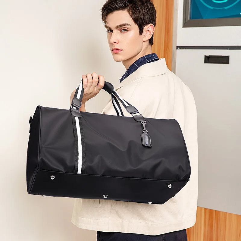 GOLF men's travel bag, short distance luggage bag, dry and wet separation fitness bag, backpack, business trip portable