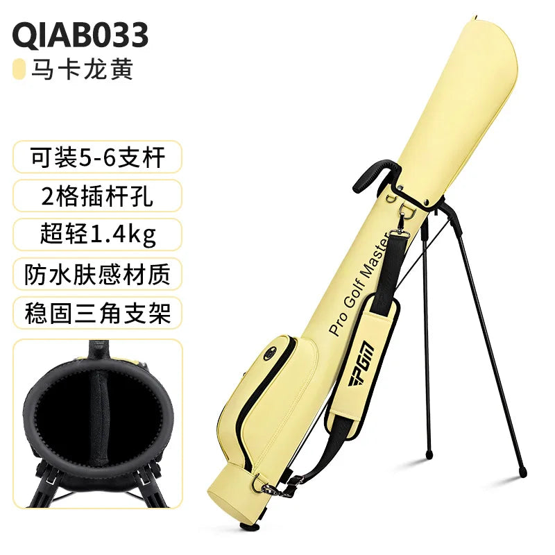 PGM Women Golf Bags Ultra Lightweight Portable Waterproof Rack Bag Women's Stand Ball Bag Waterproof Golf Supplies Club Bag